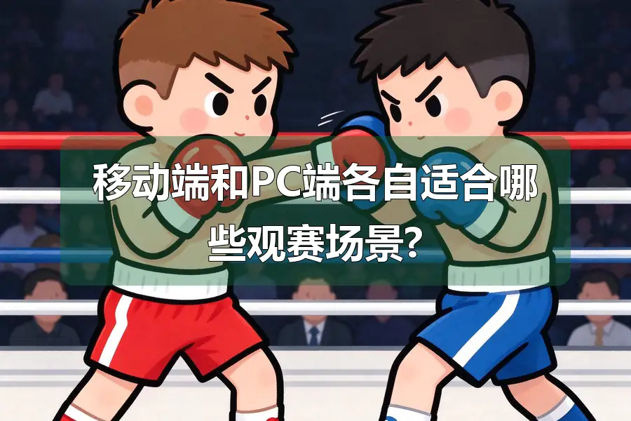 移动端和PC端各自适合哪些观赛场景?